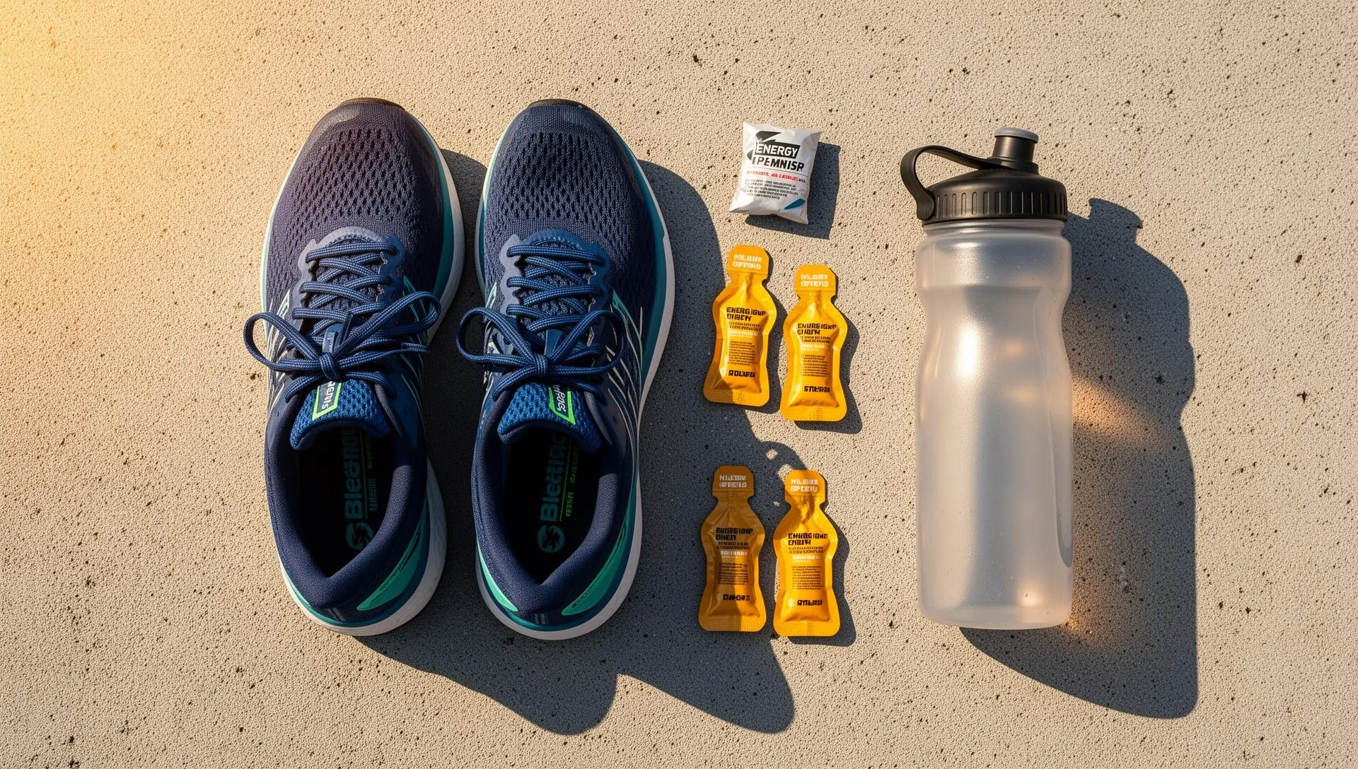 Runner che legge una guida di allenamento